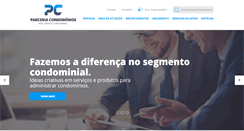 Desktop Screenshot of parceriacondominios.com.br