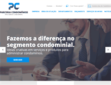 Tablet Screenshot of parceriacondominios.com.br